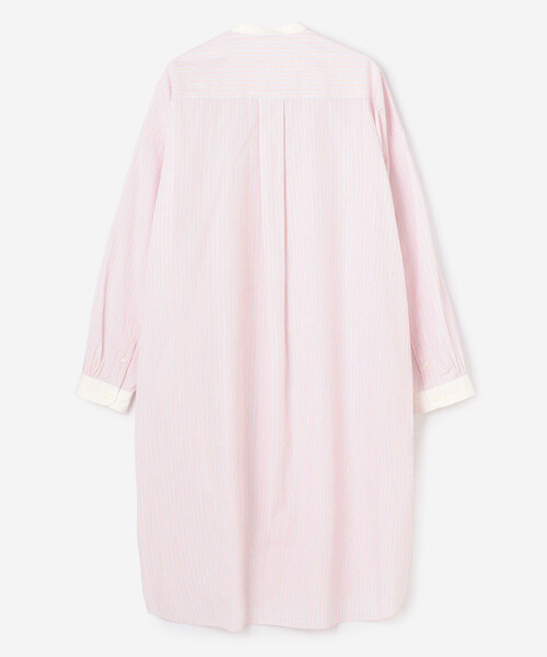 GYMPHLEX(ジムフレックス)の「Gymphlex | マルチストライプ バンドカラーワンピース WOMEN(ワンピース・レディース・ブルー系その他/グリーン系その他/ピンク系その他2・12/14)」の5枚目の写真