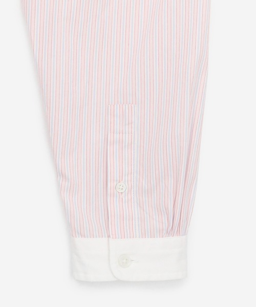 GYMPHLEX(ジムフレックス)の「Gymphlex | マルチストライプ バンドカラーワンピース WOMEN(ワンピース・レディース・ブルー系その他/グリーン系その他/ピンク系その他2・12/14)」の17枚目の写真