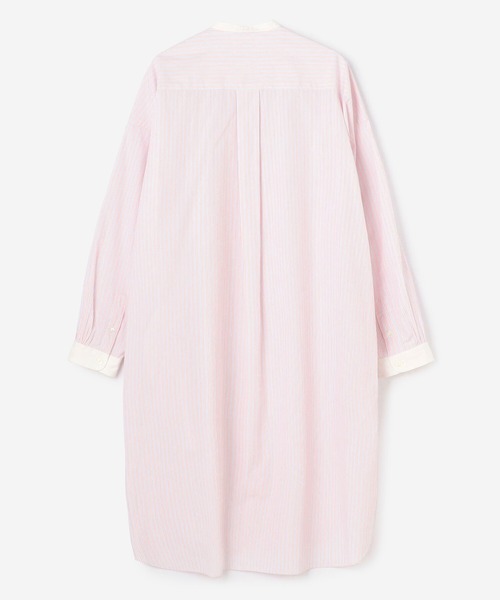 GYMPHLEX(ジムフレックス)の「Gymphlex | マルチストライプ バンドカラーワンピース WOMEN(ワンピース・レディース・ブルー系その他/グリーン系その他/ピンク系その他2・12/14)」の15枚目の写真