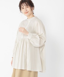 studio CLIP | ダブルフロント刺繍切り替えチュニックブラウス(シャツ/ブラウス)