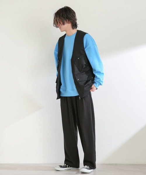 SENSE OF PLACE by URBAN RESEARCH(センスオブプレイスバイアーバンリサーチ)の「マルチポケットベスト(ベスト・メンズ・ライトベージュ/ブラック・LARGE/MEDIUM)」の18枚目の写真