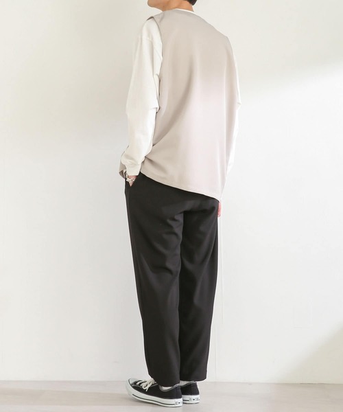 SENSE OF PLACE by URBAN RESEARCH(センスオブプレイスバイアーバンリサーチ)の「マルチポケットベスト(ベスト・メンズ・ライトベージュ/ブラック・LARGE/MEDIUM)」の9枚目の写真