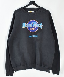 【ヴィンテージ古着】Hard Rock CAFE/ハードロックカフェ ロゴ プリントスウェット USA製