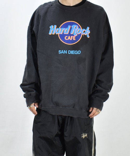 VINTAGE(ヴィンテージ)の「【ヴィンテージ古着】Hard Rock CAFE/ハードロックカフェ ロゴ プリントスウェット USA製(スウェット・メンズ・ブラック・X-LARGE)」の7枚目の写真