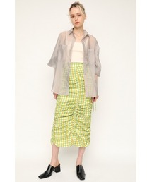 SLY | LOUD GINGAM CHECK SK チェック スカート(スカート)