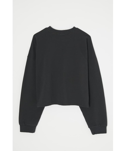 MOUSSY（マウジー）の「PATCHED OVAL MOUSSY LOGO プルオーバー（スウェット・レディース・ホワイト/ライトブラック/ライトベージュ/ライトブルー・FREE）」の12枚目の写真