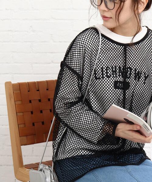 Cutie Blonde(キューティーブロンド)の「◆【S-L/2点セット】メッシュプルオーバーセット(その他トップス・レディース・オフホワイト/イエロー/ブラック・03/02/01)」の3枚目の写真