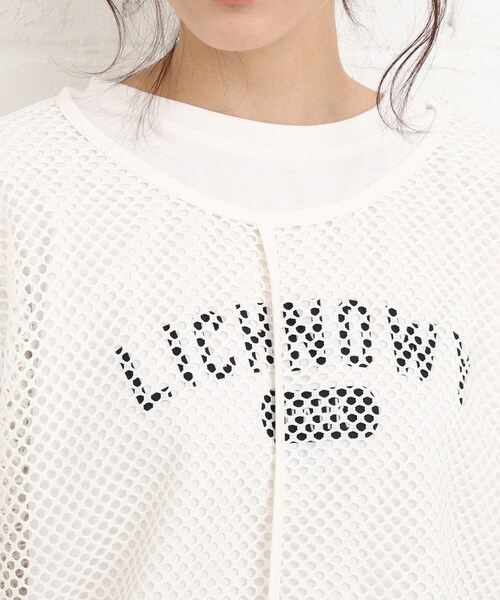 Cutie Blonde(キューティーブロンド)の「◆【S-L/2点セット】メッシュプルオーバーセット(その他トップス・レディース・オフホワイト/イエロー/ブラック・03/02/01)」の8枚目の写真