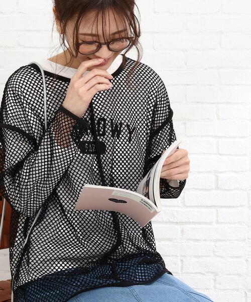 Cutie Blonde(キューティーブロンド)の「◆【S-L/2点セット】メッシュプルオーバーセット(その他トップス・レディース・オフホワイト/イエロー/ブラック・03/02/01)」の13枚目の写真