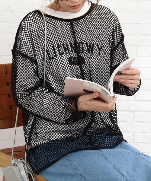 Cutie Blonde(キューティーブロンド)の「◆【S-L/2点セット】メッシュプルオーバーセット(その他トップス・レディース・オフホワイト/イエロー/ブラック・03/02/01)」の14枚目の写真