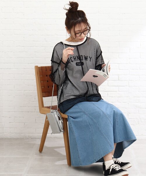 Cutie Blonde(キューティーブロンド)の「◆【S-L/2点セット】メッシュプルオーバーセット(その他トップス・レディース・オフホワイト/イエロー/ブラック・03/02/01)」の16枚目の写真