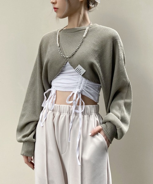 Figments（フィグメンツ）の「パールチェーンロングネックレス（ネックレス・レディース・シルバー・FREE）」の2枚目の写真