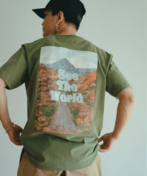 gym master（ジムマスター）の「6.5oz起毛天竺　See The World Tee（Tシャツ/カットソー・メンズ）」