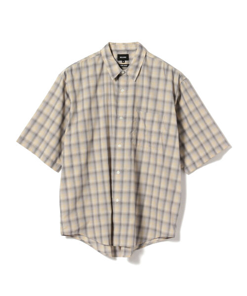 BEAMS（ビームス）の「BEAMS / オンブレチェック イージーシャツ（シャツ/ブラウス・メンズ・ベージュ/グレー・SMALL/MEDIUM/LARGE/X-LARGE）」の17枚目の写真
