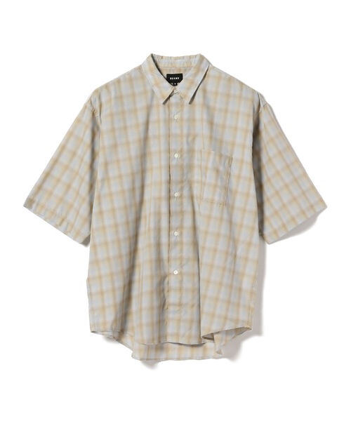 BEAMS（ビームス）の「BEAMS / オンブレチェック イージーシャツ（シャツ/ブラウス・メンズ・ベージュ/グレー・SMALL/MEDIUM/LARGE/X-LARGE）」の20枚目の写真