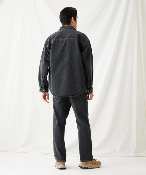 JOURNAL STANDARD(ジャーナルスタンダード)の「5ポケット ストレートデニムパンツ(デニムパンツ・メンズ・ライトブルー/クリアブラック・MEDIUM/LARGE)」の19枚目の写真