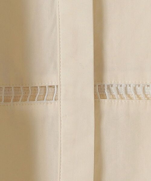 SHIPS(シップス)の「【SHIPS別注】BENCH MARKING SHIRT:〈洗濯機可能〉ハシゴレースシャツ(シャツ/ブラウス・レディース・ホワイト/ベージュ・ONE SIZE)」の11枚目の写真