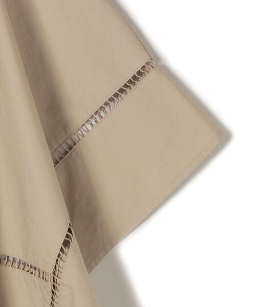 SHIPS(シップス)の「【SHIPS別注】BENCH MARKING SHIRT:〈洗濯機可能〉ハシゴレースシャツ(シャツ/ブラウス・レディース・ホワイト/ベージュ・ONE SIZE)」の21枚目の写真