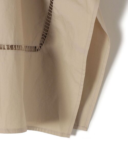 SHIPS(シップス)の「【SHIPS別注】BENCH MARKING SHIRT:〈洗濯機可能〉ハシゴレースシャツ(シャツ/ブラウス・レディース・ホワイト/ベージュ・ONE SIZE)」の14枚目の写真