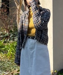 AMAIL | Tweed check shirt Jacket(テーラードジャケット)