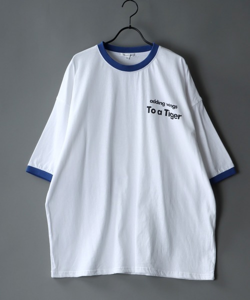 SITRY（シトリー）の「oversize tiger back print ringer T