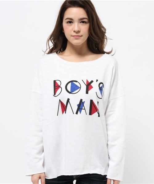 OUTLET(アウトレット)の「【WHO'S WHO gallery】BYS80sプリントクルー(Tシャツ/カットソー・レディース・グレー/ネイビー/ホワイト/グリーン・FREE)」の11枚目の写真