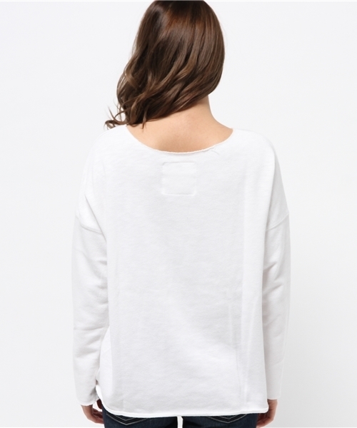 OUTLET(アウトレット)の「【WHO'S WHO gallery】BYS80sプリントクルー(Tシャツ/カットソー・レディース・グレー/ネイビー/ホワイト/グリーン・FREE)」の5枚目の写真