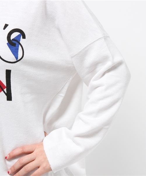 OUTLET(アウトレット)の「【WHO'S WHO gallery】BYS80sプリントクルー(Tシャツ/カットソー・レディース・グレー/ネイビー/ホワイト/グリーン・FREE)」の7枚目の写真