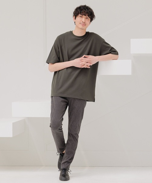 GLOBAL WORK（グローバルワーク）の「ジョーゼットTee/半袖/267266（Tシャツ/カットソー・メンズ・チャコールグレー/ライトグレー/スカイブルー/ネイビー/グレー・MEDIUM/SMALL/X-LARGE/LARGE）」の14枚目の写真