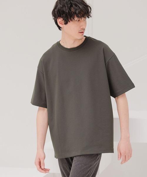 GLOBAL WORK（グローバルワーク）の「ジョーゼットTee/半袖/267266（Tシャツ/カットソー・メンズ・チャコールグレー/ライトグレー/スカイブルー/ネイビー/グレー・MEDIUM/SMALL/X-LARGE/LARGE）」の10枚目の写真