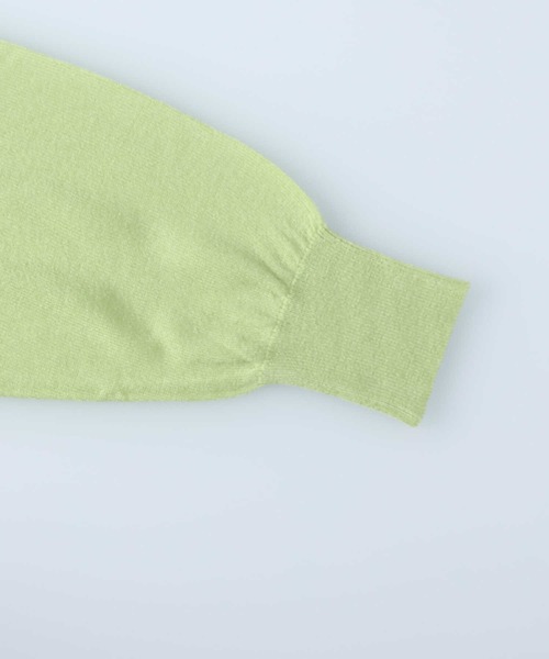 HONEYSUCKLE ROSE（ハニーサックルローズ）の「【HONEYSUCKLE ROSE】リラックスカーディガン（カーディガン/ボレロ・レディース・ブラウン/パープル/グリーン/ブラック/オレンジ/ライトベージュ/ピンク/ブルー/ダークグリーン・L/M/MEDIUM/LARGE）」の21枚目の写真