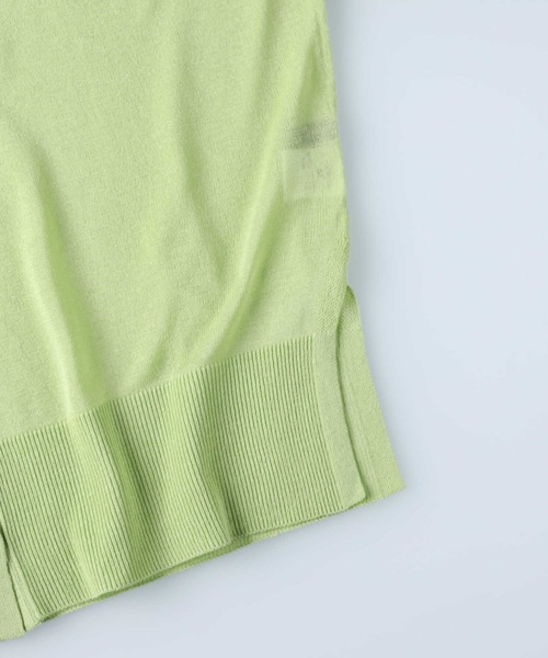 HONEYSUCKLE ROSE（ハニーサックルローズ）の「【HONEYSUCKLE ROSE】リラックスカーディガン（カーディガン/ボレロ・レディース・ブラウン/パープル/グリーン/ブラック/オレンジ/ライトベージュ/ピンク/ブルー/ダークグリーン・L/M/MEDIUM/LARGE）」の22枚目の写真