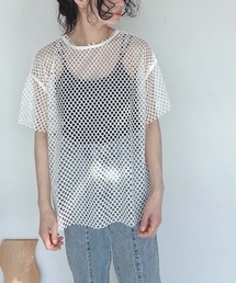 AS KNOW AS plus | ●メッシュビッグTシャツ(Tシャツ/カットソー)