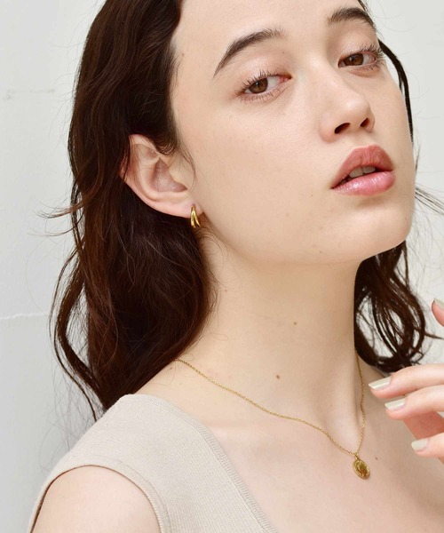 LHME(エルエイチエムイー)の「【WEB限定】”Gleam”コインネックレス/フラワー/サージカルステンレス(金属アレルギー対応)【LHME / エルエイチエムイー】(ネックレス・レディース・シルバー/ゴールド・45cm)」の6枚目の写真