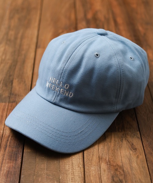 ARCHIVER(アーカイバ)の「【BK】【HALLO WEEKEND】CAP(キャップ・レディース・アイボリー/ブラック/チャコールグレー/サックスブルー・FREE)」の2枚目の写真