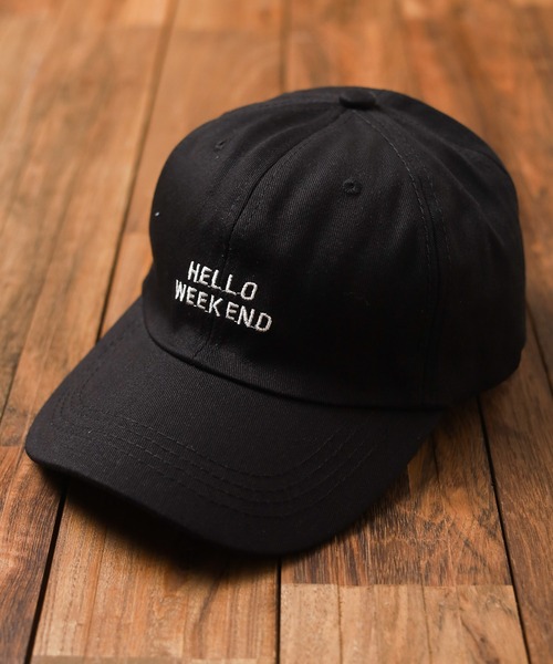 ARCHIVER(アーカイバ)の「【BK】【HALLO WEEKEND】CAP(キャップ・レディース・アイボリー/ブラック/チャコールグレー/サックスブルー・FREE)」の4枚目の写真