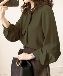 Amulet（アミュレット）の「【お気に入り2万人突破】ボウタイブラウス 長袖｜きれいめ通勤トップス（シャツ/ブラウス）」