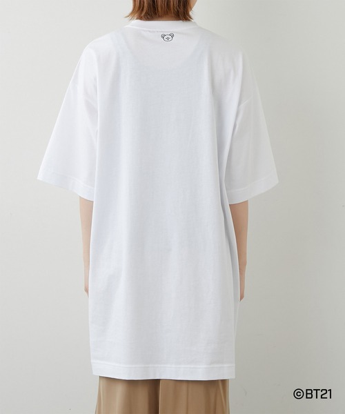 BT21(ビーティーイシビル)の「【BT21】ワンポイント刺繍Tシャツ/SHOOKY(Tシャツ/カットソー・レディース・ホワイト・FREE)」の18枚目の写真