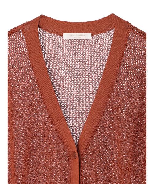 Green　Parks（グリーンパークス）の「前後差ニットベスト（ベスト・レディース・グレイッシュベージュ/ダークグレー/テラコッタ・FREE）」の16枚目の写真