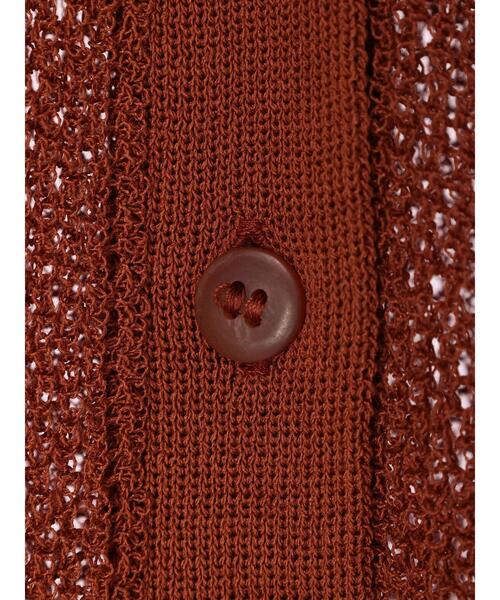 Green　Parks（グリーンパークス）の「前後差ニットベスト（ベスト・レディース・グレイッシュベージュ/ダークグレー/テラコッタ・FREE）」の11枚目の写真