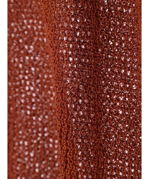 Green　Parks（グリーンパークス）の「前後差ニットベスト（ベスト・レディース・グレイッシュベージュ/ダークグレー/テラコッタ・FREE）」の9枚目の写真