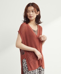 Green　Parks | 前後差ニットベスト(ベスト)