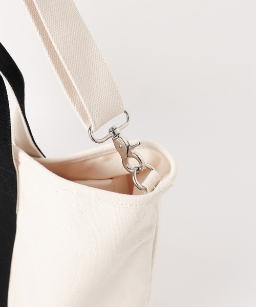 WEGO（ウィゴー）の「WEGO/ガジェットキャンバストート（トートバッグ・メンズ・ブラック/その他1/ナチュラル・FREE）」の10枚目の写真