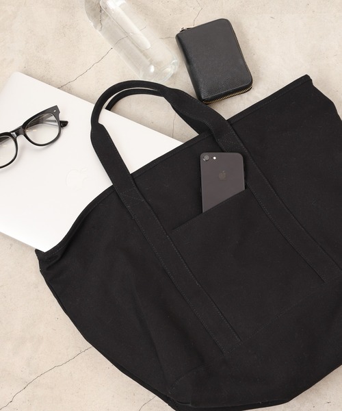 WEGO（ウィゴー）の「WEGO/ガジェットキャンバストート（トートバッグ・メンズ・ブラック/その他1/ナチュラル・FREE）」の22枚目の写真