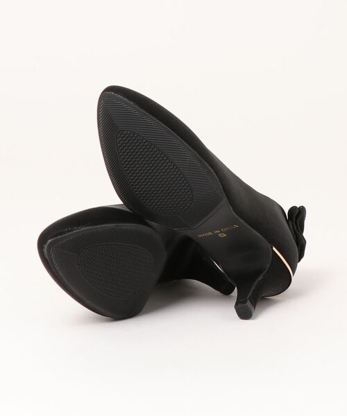 Cupid Heart（キューピッドハート）の「【Cupid Heart】結婚式パンプス　バックリボンチャーム付きパンプス（パンプス・レディース・ブラック/ベージュ/シルバー・M/L/S）」の5枚目の写真