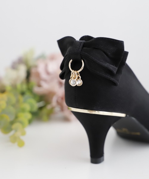 Cupid Heart（キューピッドハート）の「【Cupid Heart】結婚式パンプス　バックリボンチャーム付きパンプス（パンプス・レディース・ブラック/ベージュ/シルバー・M/L/S）」の19枚目の写真