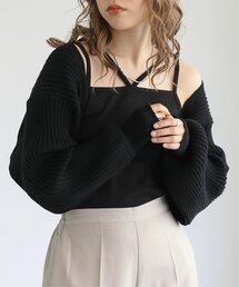 RAY CASSIN | 前後2wayリブキャミ(Tシャツ/カットソー)
