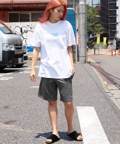 Champion（チャンピオン）の「Champion/チャンピオン CLASSIC COTTON JERSEY SHORTS 9inch ショーツ（スウェットパンツ・メンズ・ブラック/ネイビー/チャコールグレー/グレー・S/XL/L/M）」の16枚目の写真
