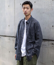 BEAMS（ビームス）の「BEAMS / イージーフィット ドビーチェック ミニレギュラーシャツ（シャツ/ブラウス）」