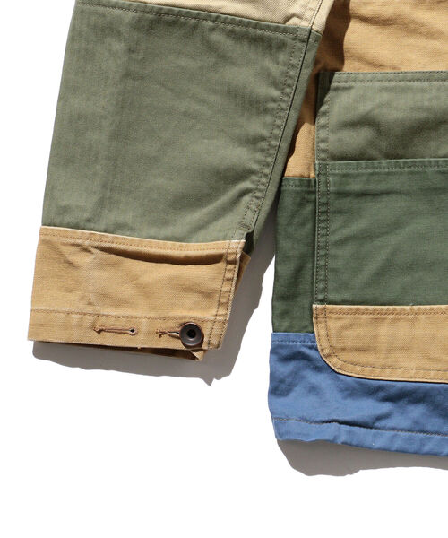 BEAMS PLUS / パッチワーク ミリタリー チョア ジャケット